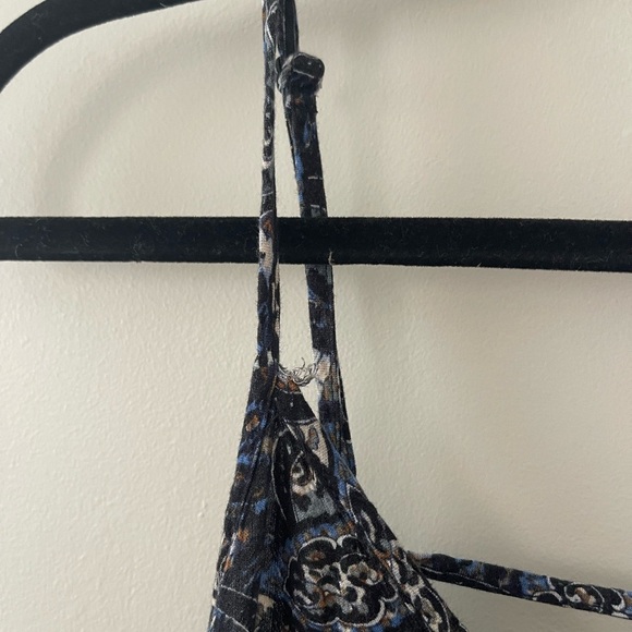 American Eagle Outfitters Navy Paisley Mini Dress - Picture 3 of 10